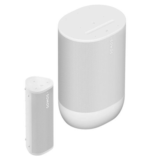 Sonos Draagbare set met Move 2 en Roam 2 (wit)